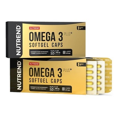 Nutrend Omega 3 Plus - 120 caps (191,58 EUR/kg)