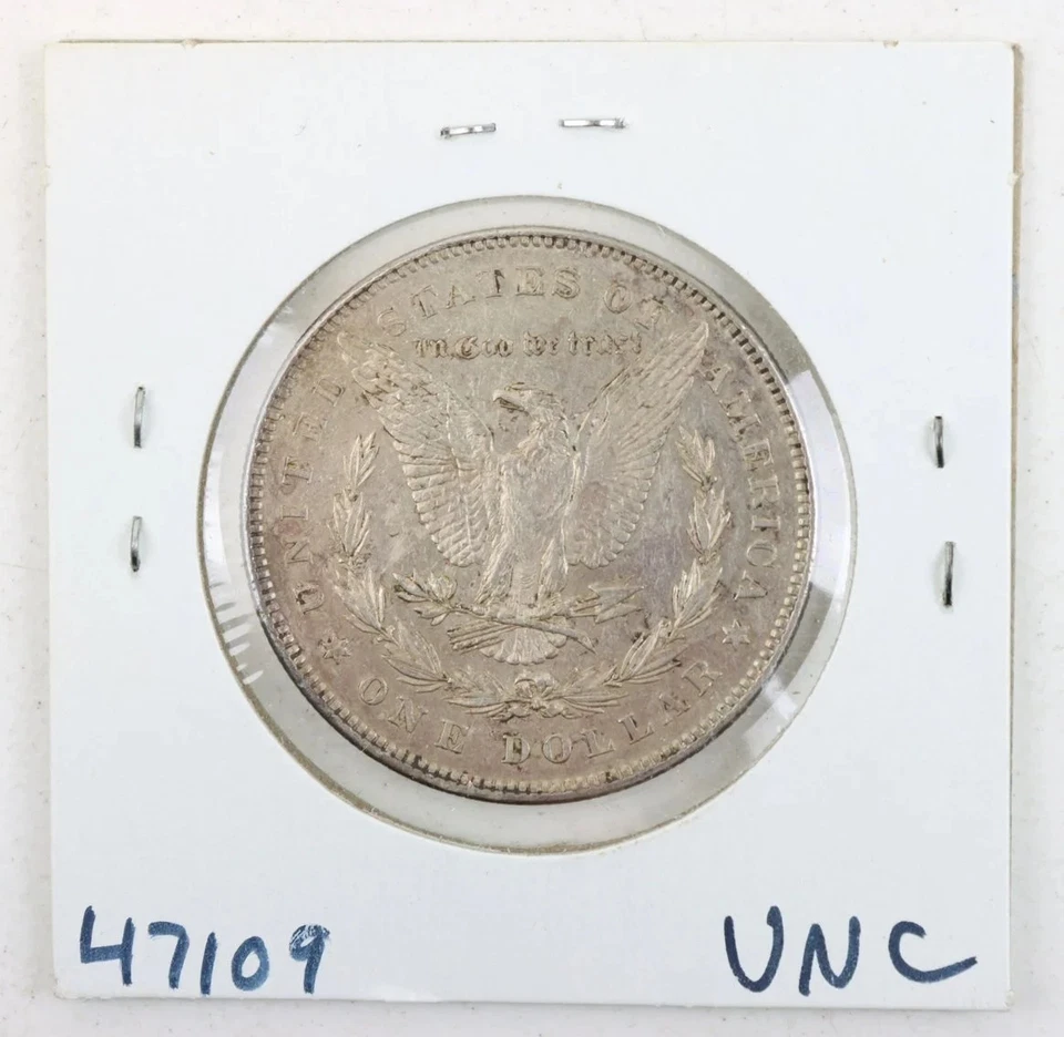 1878 Morgan Dollar 7/8TF Brilliant Luster Strong Strike - Image 4 of 4