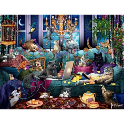 Buffalo Games  Quarantine Cats Jigsaw Puzzle