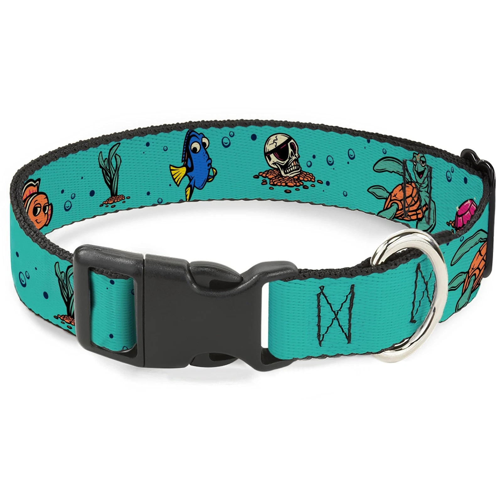 Disney Pet Collar, Dog Collar Plastic Buckle, Finding Nemo Fish and Under Sea Tr