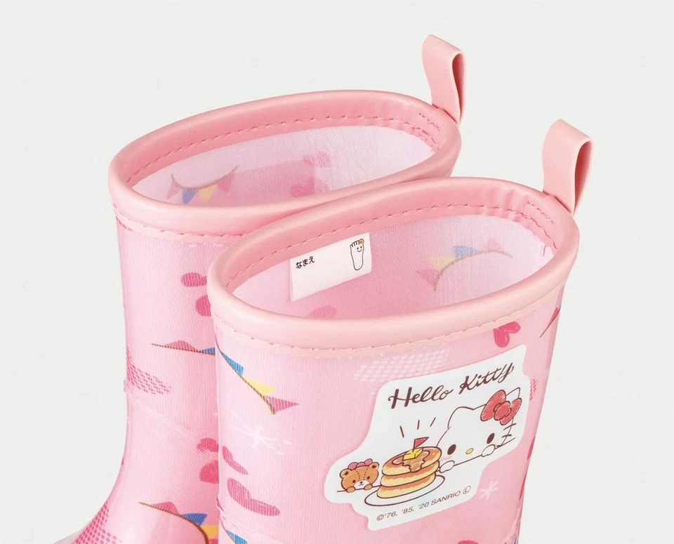 Skater Rain Boots for Kids, Hello Kitty and Sanrio Design with Reflective Tape, - Image 3 of 4