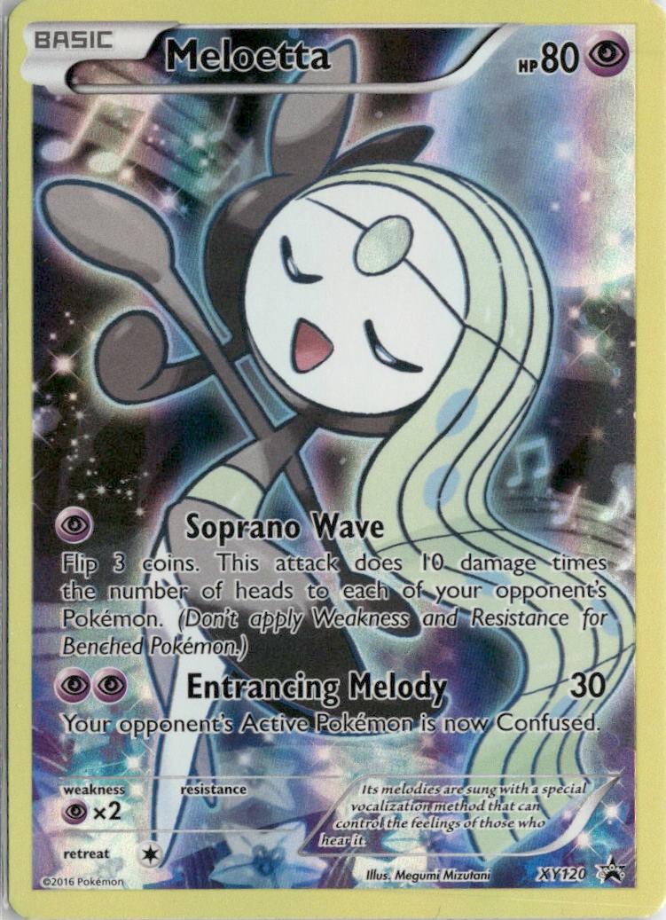 Pokemon Meloetta - Promo Holo XY Promos 2013 XY120 NM