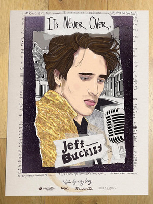 IT'S NEVER OVER, JEFF BUCKLEY Poster