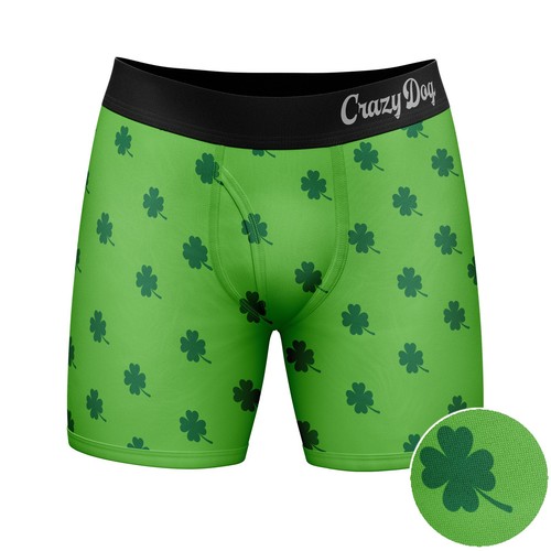 Trébol Para Hombres I Trébol Shenanigans Boxers Divertido Día de San Patricio Santo Arroz - Imagen 2 de 6