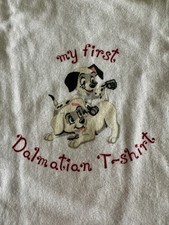 Disney Store My First 101 Dalmatians Baby Shirt Boy Girl Unisex Size 6 Vintage