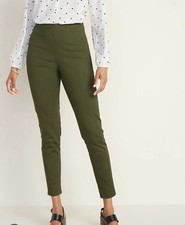 NEW Old Navy Women s High-Waisted Twill Super Skinny Ankle Pants Size 4