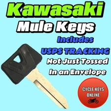 Kawasaki Mule keys cut by code replacement key codes A11112-A14433