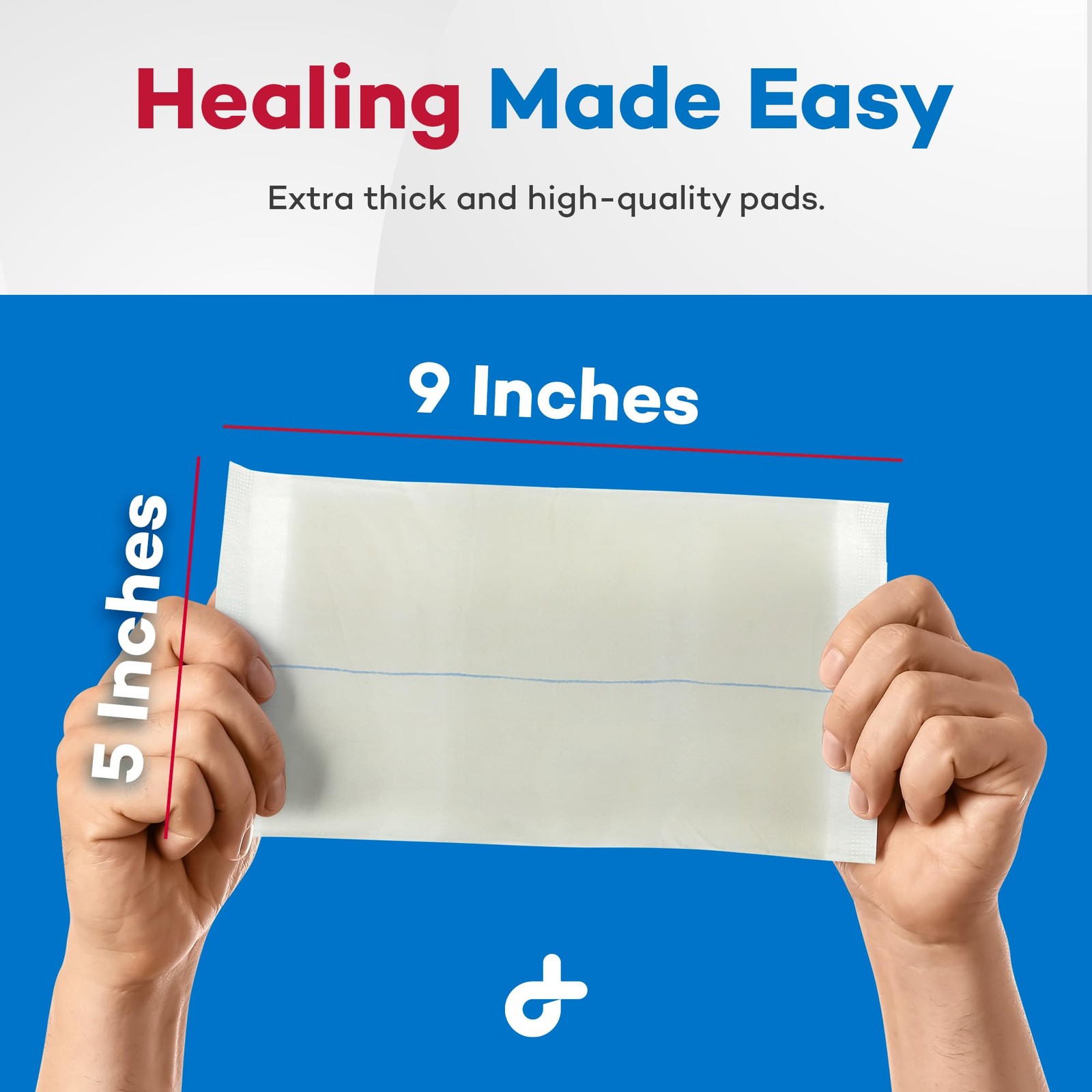 Dealmed ABD Combine Pads 5"x9" - Sterile, Individually Wrapped, 400-Pack
