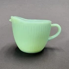 Fire King Jadeite Jane Ray Creamer Replacements Ribbed Oven Ware Anchor Hocking