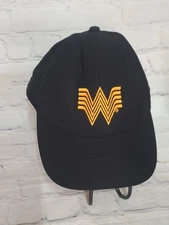 Whataburger Adult Cap One Size Employee Black Hat Adjustable workwear