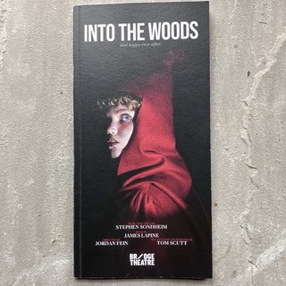 Into The Woods Theatre Programme Bridge Theatre Original Cast December 2025