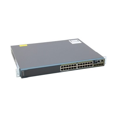 Cisco Catalyst WS-C2960S-24PS-L 24-Port RJ-45 PoE+ 4x SFP Layer 2 Managed Switch