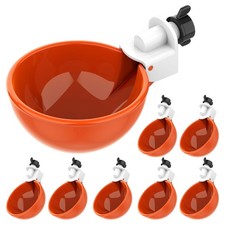 LilClucker Large Automatic Chicken Waterer Cups  Chicken Water Feeder Suita...