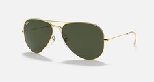 Ray-Ban RB3026 Aviator - Arista Gold / Green