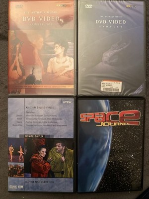 4 DVDs Arthaus Musik DVD Video Sampler Klassik Space Oper Ballet Show