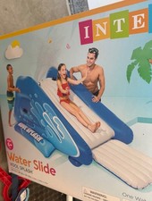 NEW Intex 58849EP Kool Splash Inflatable Play Swimming Pool Water Slide, Blue