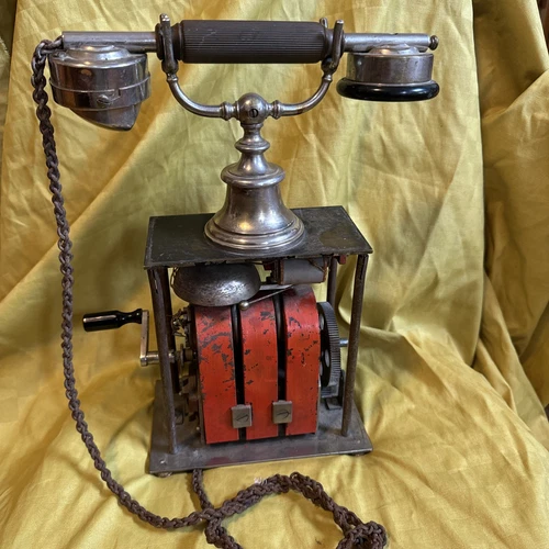 Skeletttelefon Hersteller MP Wien Kurbeltelefon Skelett Telefon Jugendstil