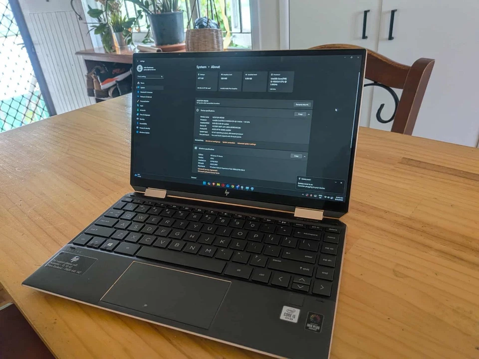 HP Spectre x360 Intel i5-10 8GB RAM 512GB SSD Win 11 Pro FHD Touch - Image 2 of 4