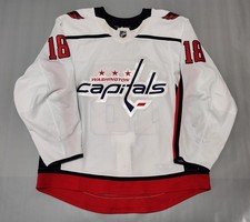 WASHINGTON CAPITALS CHANDLER STEPHENSON GAME WORN USED HOCKEY JERSEY 2018-19 NHL
