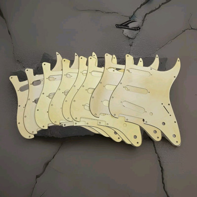 Reliced 11 Hole SSS Strat Pickguard Vintage Worn Look But Brand New