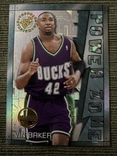 1995 Vin Baker Topps Stadium Club MEMBERS ONLY Power Zone Milwaukee Bucks #PZ12