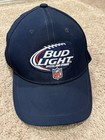  Bud Light NFL Hat Official Beer Sponsor Embroidered Patch Logo Adj Back Ex Con  — photo 1