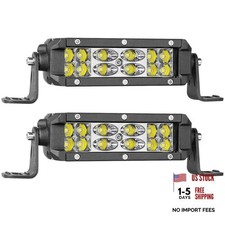 LED Light Pods 2pcs 5 Inch Off Road Driving Lights Dual Row LED Light Bar LED