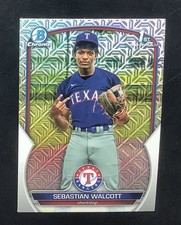 2023 Bowman Chrome Sebastian Walcott #BCP-189 Mojo Refractor 1st Bowman Prospect