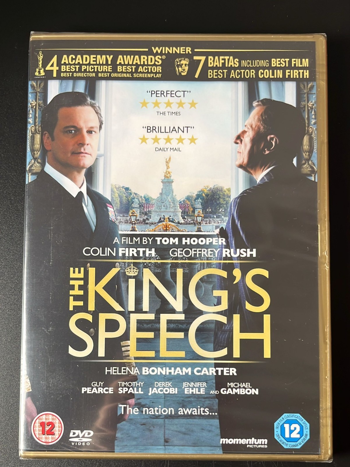 THE KING'S SPEECH - DVD - NEW SEALED