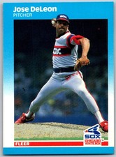 ⚾ 1987 Fleer #494 Jose DeLeon Chicago White Sox