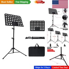 Professional Sheet Music Stand with Angle Adjustment - Ideal for Guitar  Violin