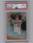 2016 Topps Chrome Gold Mike Trout Psa 10 Refractor