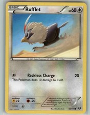 Rufflet 92/114 Common Steam Siege Pokemon MP