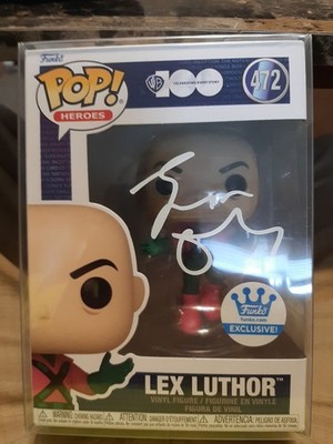 Jesse Eisenberg Signed DC Lex Luthor Funko Pop! #472 Exclusive ( IN PROTECTOR )!