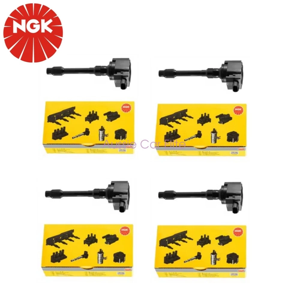 U5400 4Pcs NGK OEM Ignition Coil Pack Set For 2016-2023 Honda Civic FC Sedan 1.5 - Image 3 of 4