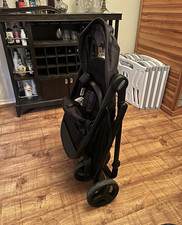 Graco Double Stroller Folding w/ Cup Holder Basket Black/Gray