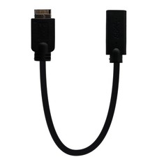 0.98 FT USB 3.1 Type E to Type C Front Panel Header Extension Cable, M to F