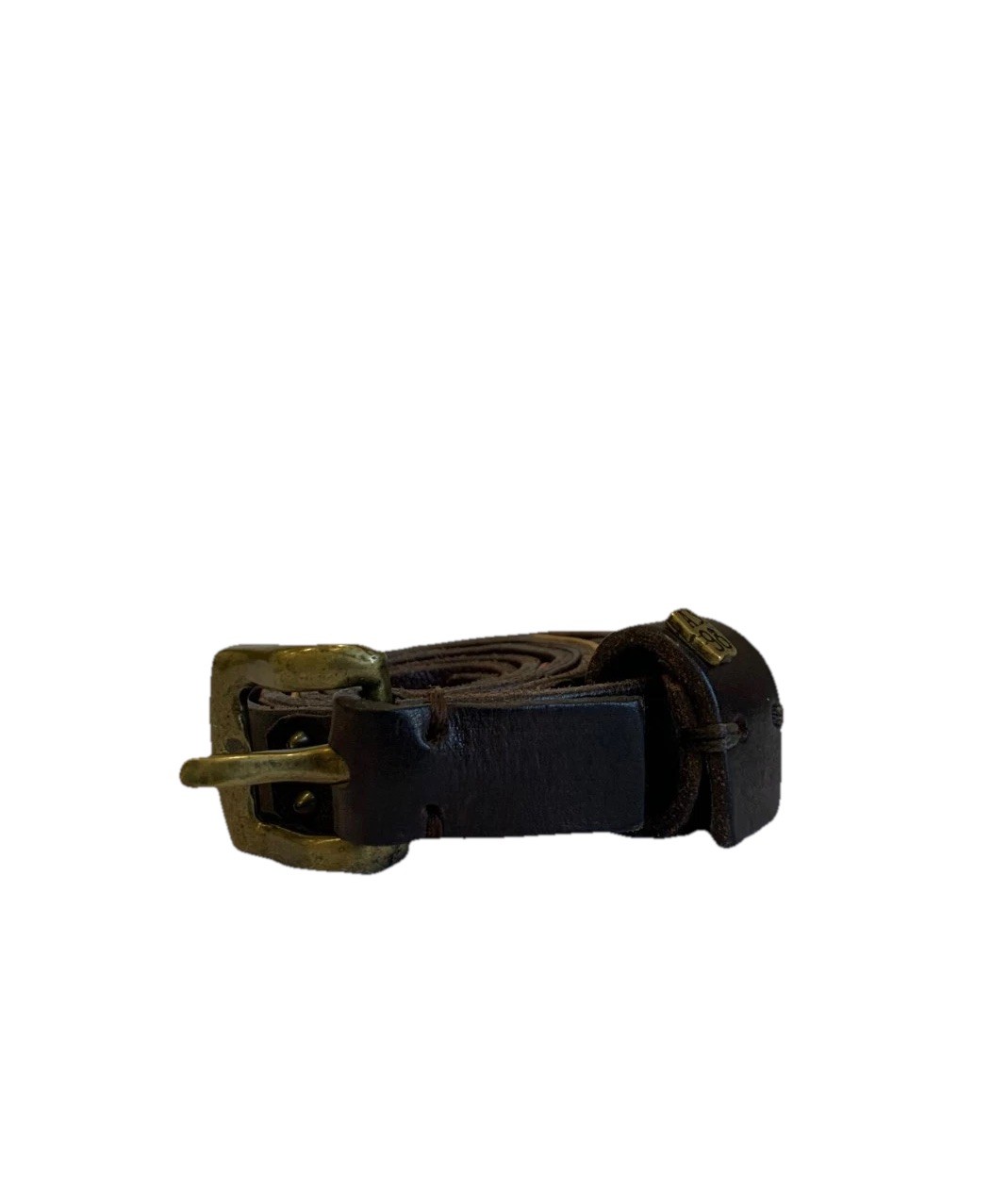 AS98 Brown Multicolor Patchwork Studded Genuine L… - image 1