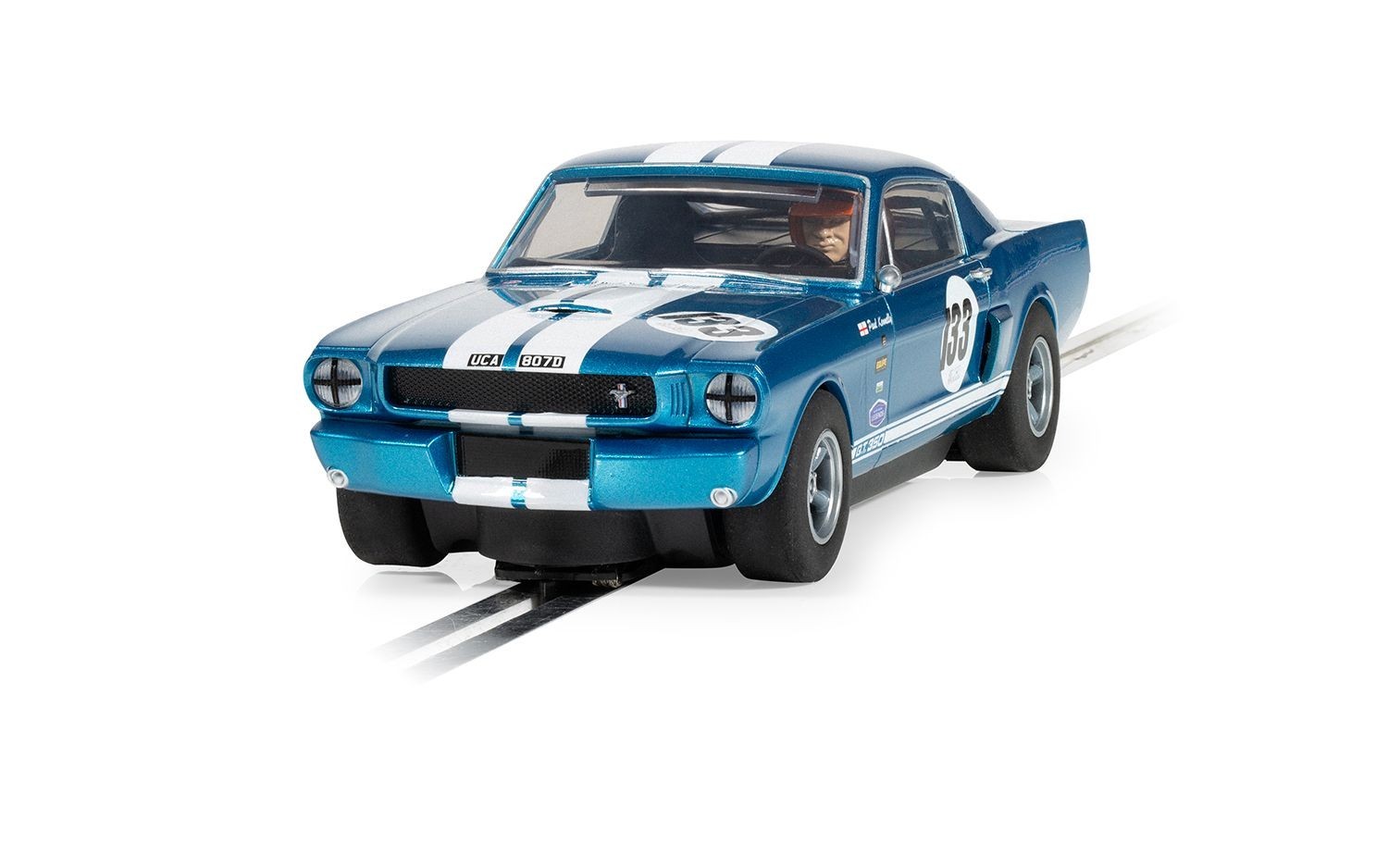 Voiture de slot Scalextric C4517 Shelby GT350 Equipe GTS à l'échelle 1:32