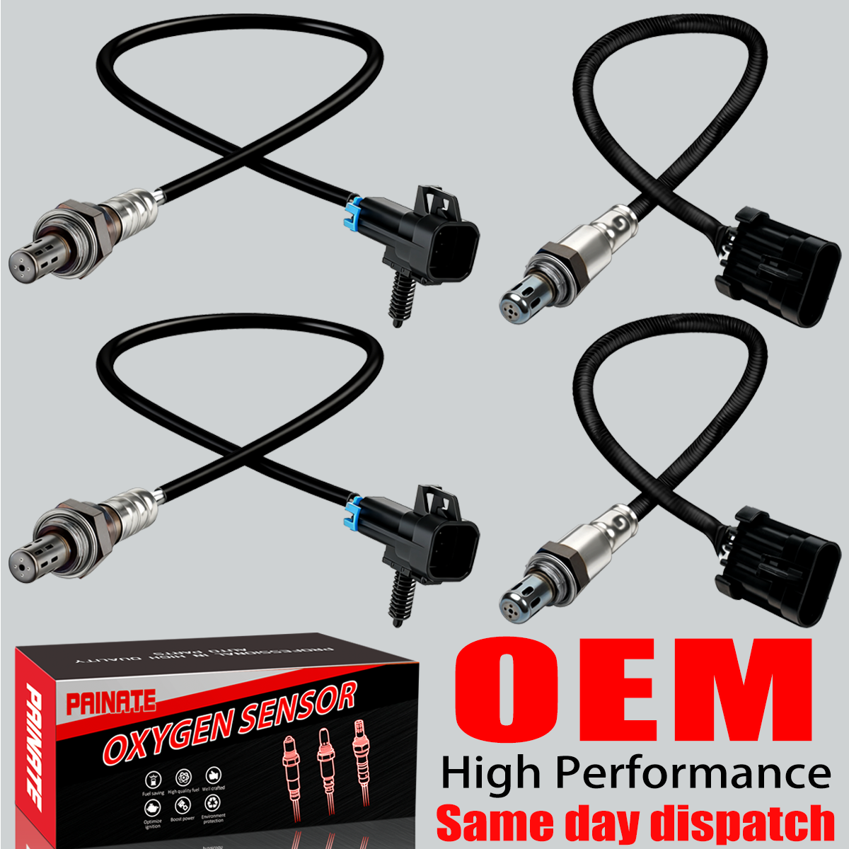 4X Brand OEM Upstream/Downstream Oxygen O2 Sensor For Chevy Silverado GMC Sierra
