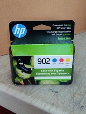 HP 902 Genuine Ink Cartridge 3 Pack New   