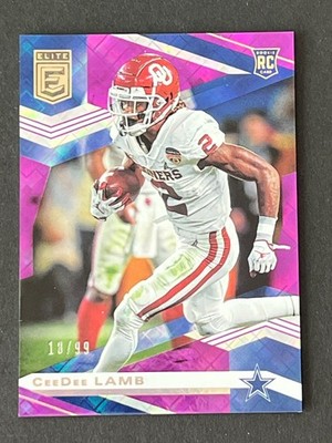 CeeDee Lamb 2020 Donruss Elite #111 Purple #ed 18/99