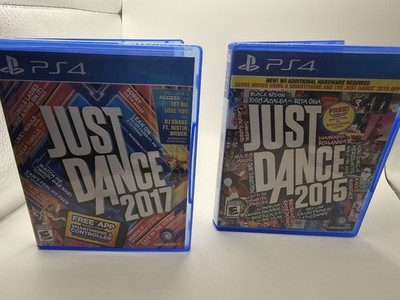 Just Dance 2015 & Just Dance 2017 PS4 Lot of 2