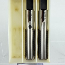 Widell 1-12 LH 2-Pc Tap Set Plug Bottoming Left Hand Fine Thread HSS USA