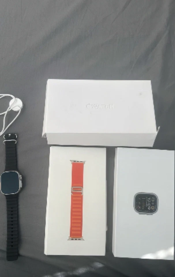 Apple Watch Ultra 2 49mm estojo de titânio com pulseira oceânica GPS+celular, desbloqueado - Imagem 2 de 4