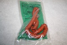 VINTAGE NOS WESTERN ELECTRIC RUST COLORED TELEPHONE MODULAR HANDSET CORD-NR