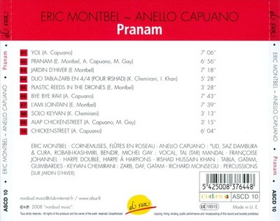 ERIC MONTBEL/ARNELLO CAPUANO PRANAM NEW CD