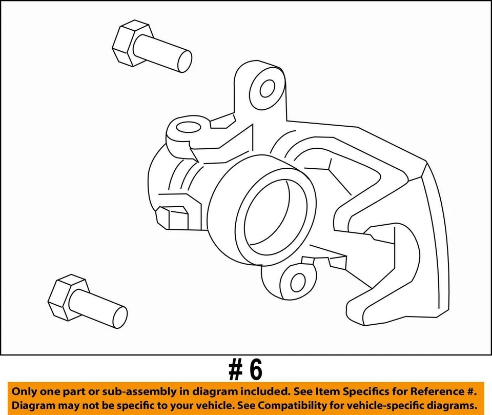 Pinza de freno roja Jaguar F-Type LH 2014-2019 trasera izquierda lado del conductor OEM Foto 4 de 4