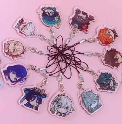 Genshin Impact Charms, Furina Arlecchino Wanderer Alhaitham Kazuha 【US SELLER】