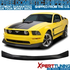 Fits 05-09 Ford Mustang V6 Front Bumper Lip Spoiler Bodykit PU - Polyurethane
